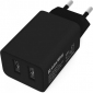 Сетевое зарядное устройство ColorWay 2 USB AUTO ID 2.1 A (10 W) (CW-CHS015-BK) Black - фото 2 - интернет-магазин электроники и бытовой техники TTT