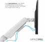 Настольное крепление для монитора Officepro MA441W - фото 6 Настольное крепление для монитора Officepro MA441W - фото 6 - интернет-магазин электроники и бытовой техники TTT