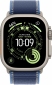 Apple Watch Ultra 3 GPS + Cellular 49mm Natural Titanium Case with Blue/Bright Blue Trail Loop - S/M (MEWR4QP/A) - фото 2 - интернет-магазин электроники и бытовой техники TTT