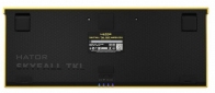 Бездротова клавіатура Hator Skyfall TKL Pro Wireless ENG/UKR/RUS (HTK-668)Yellow  - фото 4 - інтернет-магазин електроніки та побутової техніки TTT