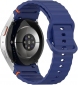 Ремінець BeCover Ribbed Tape для Samsung Galaxy Watch (20mm) 3 41mm/4/5/6/7 40-44mm (712040) Deep Blue - фото 2 - інтернет-магазин електроніки та побутової техніки TTT