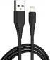 Сетевое зарядное устройство ColorWay 1USB Auto ID 2A (10W) + кабель Lightning (CW-CHS012CL-BK) Black - фото 3 - интернет-магазин электроники и бытовой техники TTT