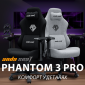 Кресло геймерское Anda Seat Phantom 3 Pro Size L (AD18YC-06-B-F) Black Fabric - фото 4 - интернет-магазин электроники и бытовой техники TTT