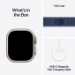 Apple Watch Ultra 3 GPS + Cellular 49mm Natural Titanium Case with Blue/Bright Blue Trail Loop - S/M (MEWR4QP/A) - фото 3 - интернет-магазин электроники и бытовой техники TTT