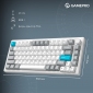 Клавіатура бездротова GamePro Asgard Yord Keychron Super Red Switch Wireless/Bluetooth/USB (MK266WH) White  - фото 15 - інтернет-магазин електроніки та побутової техніки TTT