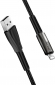 Кабель ColorWay USB - Apple Lightning Zinc Alloy + Led 2.4А 1 м (CW-CBUL035-BK) Black - фото 3 - інтернет-магазин електроніки та побутової техніки TTT