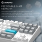Клавиатура беспроводная GamePro Asgard Ragnar Keychron Super Red Switch Wireless/Bluetooth/USB (MK285WH) White  - фото 8 - интернет-магазин электроники и бытовой техники TTT