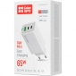 Сетевое зарядное устройство ColorWay GaN Mini 65W PD Port PPS USB (USB-2C1A) (CW-CHS058PD-WT) White - фото 6 - интернет-магазин электроники и бытовой техники TTT