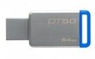 USB флеш накопичувач Kingston DataTraveler 50 64GB Blue (DT50/64GB) - фото 2 - інтернет-магазин електроніки та побутової техніки TTT