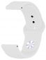 Ремешок BeCover для Xiaomi iMi KW66 / Mi Watch Color / Haylou LS01 / Haylou LS02 (706357) White - фото 2 - интернет-магазин электроники и бытовой техники TTT