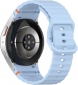 Ремінець BeCover Ribbed Tape для Samsung Galaxy Watch (20mm) 3 41mm/4/5/6/7 40-44mm (712044) Lite Blue - фото 3 - інтернет-магазин електроніки та побутової техніки TTT