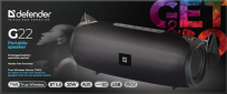 Акустична система Defender G22 20Вт Bluetooth (4714033651226) Black  - фото 5 - інтернет-магазин електроніки та побутової техніки TTT