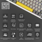 Клавіатура бездротова EPOMAKER Ajazz AK820 Pro 75% Flying Fish Switch Hot-Swap RGB UA Wireless/Bluetooth/USB (AK820-PRO-W-FF) White  - фото 11 - інтернет-магазин електроніки та побутової техніки TTT