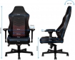 Кресло геймерское NOBLECHAIRS Hero Real Leather (NBL-HRO-RL-BRD) Black/Red - фото 9 - интернет-магазин электроники и бытовой техники TTT