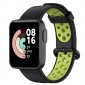 Ремінець BeCover Vents Style для Xiaomi Mi Watch Lite / Redmi Watch 2 / Redmi Watch 2 Lite (710501) Black-Green - фото 2 - інтернет-магазин електроніки та побутової техніки TTT