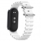 Ремешок BeCover Wave Style для Xiaomi Mi Smart Band 8 / 9 / 10 (714362) White - фото 4 - интернет-магазин электроники и бытовой техники TTT