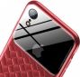 Панель Baseus Glass & Weaving для Apple iPhone Xr (WIAPIPH61-BL09) Red - фото 5 - інтернет-магазин електроніки та побутової техніки TTT