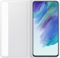 Чехол-книжка Samsung Clear View Cover для Samsung Galaxy S21 FE (EF-ZG990CWEGRU) White - фото 3 - интернет-магазин электроники и бытовой техники TTT