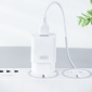 Сетевое зарядное устройство XO L99 1USB 2.4A microUSB cable White - фото 3 - интернет-магазин электроники и бытовой техники TTT