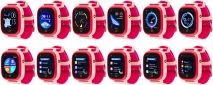 Смарт-годинник Amigo GO005 Splashproof 4G WIFI Thermometer (dwswgo5p) Pink - фото 3 - інтернет-магазин електроніки та побутової техніки TTT