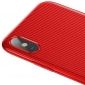 Накладка Baseus Audio Case iPhone X (Audio+Charge/Double lightning) Red - фото 2 - інтернет-магазин електроніки та побутової техніки TTT