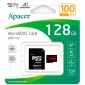 Карта памяти Apacer microSDXC 128GB UHS-I U1 V10 + SD-адаптер (AP128GMCSX10UB-R) - фото 2 - интернет-магазин электроники и бытовой техники TTT