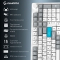 Клавіатура бездротова GamePro Asgard Drakkar Keychron Super Red Switch Wireless/Bluetooth/USB (MK305WH) White  - фото 15 - інтернет-магазин електроніки та побутової техніки TTT