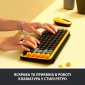 Клавіатура бездротова Logitech POP Keys Wireless Mechanical Keyboard UA Blast Yellow (920-010735) - фото 7 - інтернет-магазин електроніки та побутової техніки TTT
