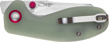 Складаний ніж CJRB Knives Maileah SW AR-RPM9 Steel G10 (27980296) Mint green - фото 3 - інтернет-магазин електроніки та побутової техніки TTT
