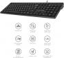 Клавіатура дротова OfficePro SK276 USB Black - фото 5 - інтернет-магазин електроніки та побутової техніки TTT