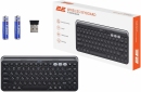 Клавіатура бездротова 2E KS250 Wireless USB/Bluetooth (2E-KS250WBK) Black - фото 2 - інтернет-магазин електроніки та побутової техніки TTT