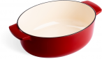 Гусятница KitchenAid Cast Iron с крышкой Чугунная 30 см 5.6 л (CC006063-001) - фото 3 - интернет-магазин электроники и бытовой техники TTT