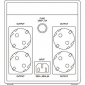 ИБП Marsriva 1200VA (MR-UF1200) - фото 2 - интернет-магазин электроники и бытовой техники TTT