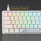 Клавіатура Ducky One 3 SF Cherry MX Brown RGB UA USB (DKON2167ST-BUAPXPWWWSC1) White - фото 7 - інтернет-магазин електроніки та побутової техніки TTT