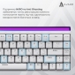 Клавиатура проводная Ajazz NK68 Red Switch USB (NK68-R-W) White  - фото 8 - интернет-магазин электроники и бытовой техники TTT