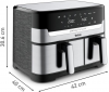 Мультипіч TEFAL Dual Easy Fry&Grill Air Fryer EY905D10 - фото 3 - інтернет-магазин електроніки та побутової техніки TTT