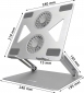 Столик для ноутбука OfficePro LS121G Gray - фото 3 - интернет-магазин электроники и бытовой техники TTT