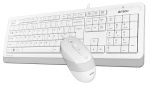 Комплект дротовий A4Tech F1010 USB White - фото 4 - інтернет-магазин електроніки та побутової техніки TTT