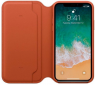 Панель Apple Leather Folio iPhone X Saddle Brown - фото 2 - інтернет-магазин електроніки та побутової техніки TTT