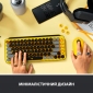 Клавиатура беспроводная Logitech POP Keys Wireless Mechanical Keyboard UA Blast Yellow (920-010735) - фото 6 - интернет-магазин электроники и бытовой техники TTT