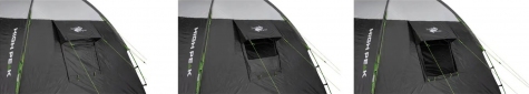 Палатка High Peak Santiago 5.0 (11802) Light Grey/Dark Grey/Green - фото 5 - интернет-магазин электроники и бытовой техники TTT