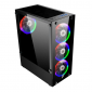 Корпус 1stPlayer V2-A-BK-4F1 без БП Black - фото 2 - интернет-магазин электроники и бытовой техники TTT