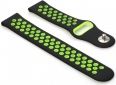 Ремінець BeCover Nike Style для LG Watch Sport W280A (BC_705712) Black-Green - фото 2 - інтернет-магазин електроніки та побутової техніки TTT
