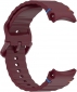 Ремешок BeCover Ribbed Tape для Samsung Galaxy Watch (20mm) 3 41mm/4/5/6/7 40-44mm (712049) Red Wine - фото 4 - интернет-магазин электроники и бытовой техники TTT