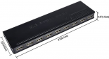 Сплиттер PowerPlant HDSP8-M HDMI 1x8 V1.4, 4K, 3D (CA911516) - фото 2 - интернет-магазин электроники и бытовой техники TTT
