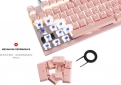 Клавиатура беспроводная Motospeed GK82 Outemu Blue USB/Wireless (mtgk82pmb) Pink  - фото 6 - интернет-магазин электроники и бытовой техники TTT