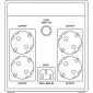 ИБП Marsriva 1500VA (MR-UF1500) - фото 2 - интернет-магазин электроники и бытовой техники TTT