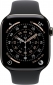 Apple Watch Series 11 GPS + Cellular 42mm Slate Titanium Case with Black Sport Band - S/M (MF8R4RK/A) - фото 2 - интернет-магазин электроники и бытовой техники TTT