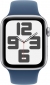 Apple Watch SE (2024) GPS 40mm Silver Aluminium Case with Denim Sport Band - S/M (MXEC3QH/A) - фото 2 - интернет-магазин электроники и бытовой техники TTT