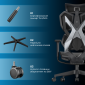 Кресло геймерское SIHOO Xallking X5C (X5C-301) Mesh Black - фото 12 - интернет-магазин электроники и бытовой техники TTT